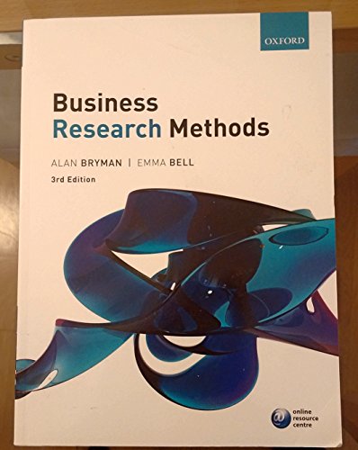 Business Research Methods By Emma Bell