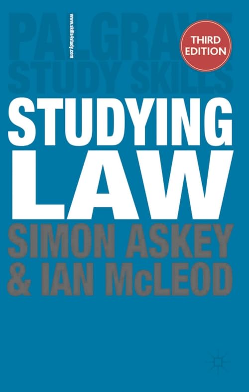 Studying Law By Simon Askey