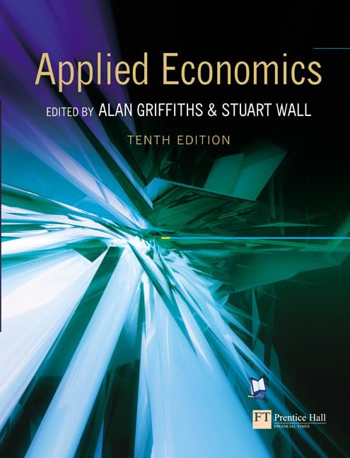 Applied Economics By Alan Griffiths