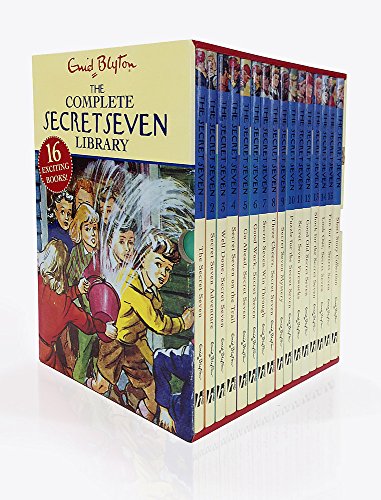 Secret Seven Complete Library 16c Slipcase (Classic 1-15 + Short Story Collection) By Enid Blyton