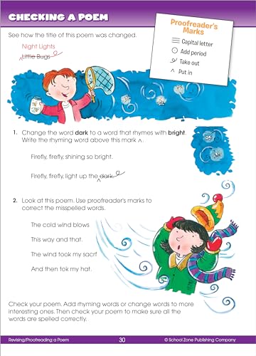 School Zone Big Second Grade Workbook: Ages 7-8