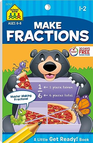 Make Fractions Workbook Grades 1-2