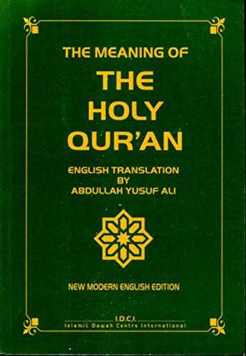 Meaning Of The Holy Quran By Ali Abdullah Yusuf Book The Fast Free Shipping 9781902480077 EBay