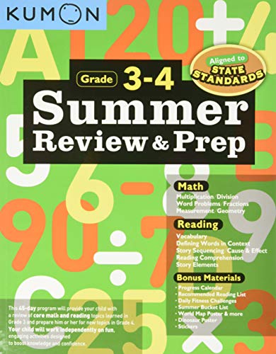 Kumon Summer Review and Prep 3-4